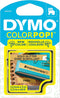 DYMO COLORPOP Authentic Label Maker Tape, 1/2" W x 10' L, Black Print on Gold Glitter, D1 Standard...