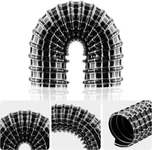 Vacuum Replacement Parts Compatible with Shark Rocket Vacuum Cleaner Models HV300, HV302, HV320, HV321, Lower Nozzle Rocket Hose Replacement, 6" x...