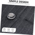 10pcs Metal Buttons Silver Buttons Metal Snap Buttons Black Trim DIY Sewing Buttons Sewing Buttons for Clothes Blazer Buttons Women Durable Sewing...