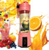 Mueller Austria 380ml USB Rechargeable Battery Blender for Shakes and Smoothies, with 22000 RPM Motor, 3 Stainless Steel Blades, BPA-Free, Pink...