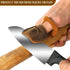 Ringsun Thumb Guard Wood Carving Tools, Leather Finger Protector, Handmade Carpenter Working Carving Kit Accessories Brown RS40...