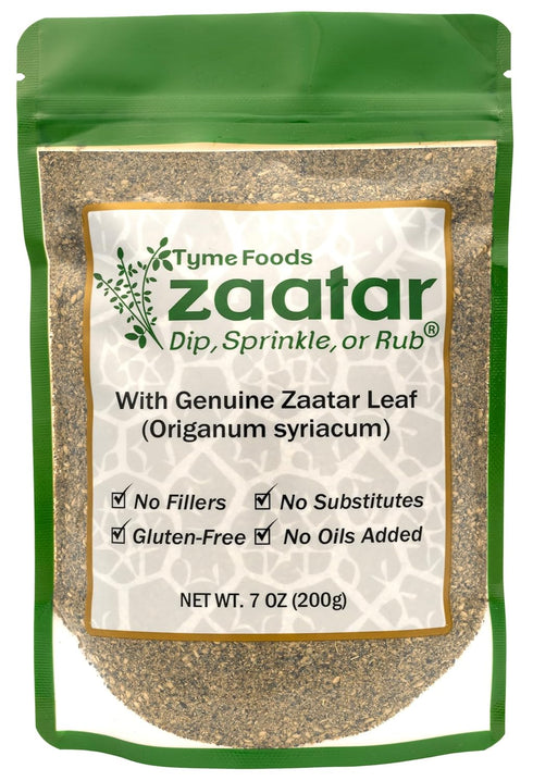 Zaatar by Tyme Foods – Zaatar Seasoning with Genuine Hyssop Herb/Zaatar Spice - Fresh Za'atar Seasoning Blend Mixed in USA...