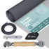 48x117 inch Windows and Screen Door Replacement Repair Kit with Tool Set for Easy Installation, Grey...