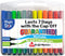 The Pencil Grip Magic Tri Stix, Non-Toxic and Washable Markers For Kids, 24 Assorted Stix Markers, TPG-397...