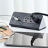 Desk Edge Mount Power Strips with USB Ports-UL Plug Outlets 1250 Joulets Surge Protector Tabletop Power Sockets for Nightstand/Home Office/Dormito...