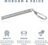 MORGAN & PAIGE .925 Sterling Silver Cubic Zirconia Vertical Bar Drop Earrings 1-3/4" Linear Dangle Earrings For Women...
