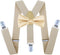 Men Elastic Suspenders and Bow Ties Set for Wedding, Formal Events...