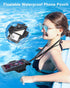 Waterproof Phone Pouch, Floating Waterproof Phone Case for iPhone 15 14 13 12 Pro Max XS Samsung up to 7.0", Waterproof Cell Phone Dry Bag with Ar...