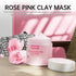 Rose Clay Facial Mask, Clay Mask Reduce the Blackheads, Pink Clay Mask with Kaolin and Collagen, Gentle Skincare for Women and men, Moisturizing 5...