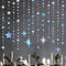 Iridescent Party Decorations Star Circle Dot Paper Garland Banner Bunting Streamer Metallic Hanging Twinkle Star Decoration for Kids Birthday Baby...