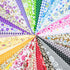 Foraineam 50 Pieces Assorted Cotton Craft Fabric Bundle 8" x 8" (20cm x 20cm) Printed Patchwork Squares for DIY Sewing Quilting Scrapbooking...