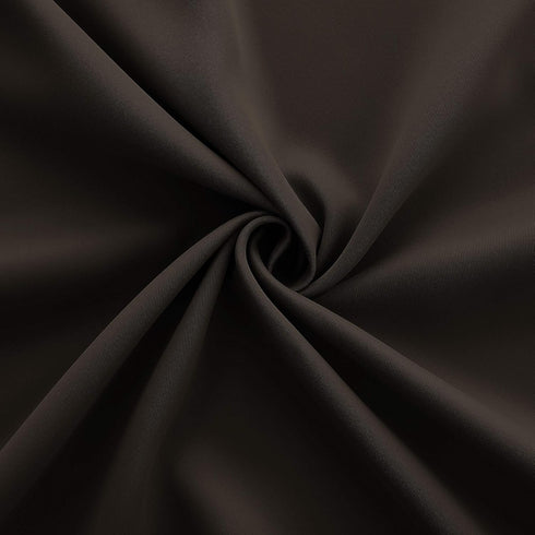 KOUFALL Blackout Valance Curtains for Living Room Rod Pocket Valence for Window Chocolate Brown 52x18 Inch Length...