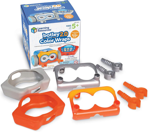 Learning Resources Botley The Coding Robot Red and Silver Facemask - Coding Robot Accessories, Botley Not Included...