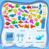 46PCS Magnetic Fishing Bath Toys Game Set,Swimming Fish Toys for Bathtub,Water Table Bathtub Toys for Toddlers Kids Age 3-6, Pool toys for Pretend...