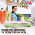 Stay Fresh Bacon Keeper 1lb Plastic Bacon Container for Refrigerator Preserves Freshness and Prevents Spoilage – No Mess Bacon Storage Replaces Gr...