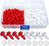 280Pcs Safety Eyes and Secure Washers - Thalinfayi 10mm Solid Plastic Safety Eyes Craft Eyes for Amigurumi Crochet, Animals Crafting Doll DIY Stuf...