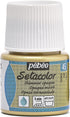 Pebeo Setacolor Opaque Fabric Paint 45-Milliliter Bottle, Shimmer Gold, 1.5 Fl Oz (Pack of 1)...
