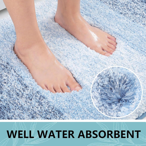 Arotive Bathroom Rugs Bath Mat, Shaggy Soft and Absorbent Microfiber Bath Rugs, Thick Plush Bath Carpet, Non Slip Machine Wash Dry Bath Mats for B...