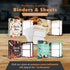 Full Size for 8.5x11'' Pack of 25 Recipe Sheet Protectors for Recipe Binder, Top-Loading Plastic Sleeves, Clear Sheet Protectors for 3 Ring Binder...