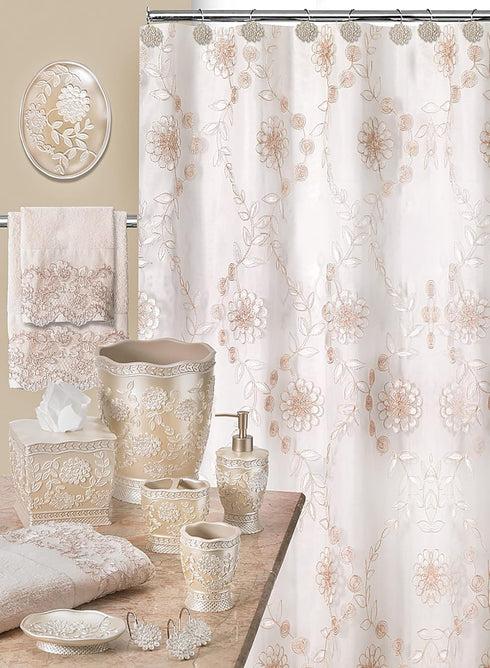 Popular Bath 942705 Rose Vine, Tumbler, Beige-Taupe...