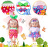 19Pcs 8-10-inch-Doll-Clothes-Accessories Baby-Doll-Clothes Costumes Outfits Christmas Birthday Gift for Little Girl...