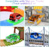 Tracks Cars Magic,Light Up Magic Toy Race Cars Glow in The Dark Toy Cars Gifts for 3 4 5 6 7 8 Kid,Boy&Girl with 5 LED Flashing Light Battery Oper...