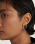2/3 Pairs Dainty Small 14K Gold Plated Hoop Earring Set - Trendy Emerald Color CZ Drop Huggie Earrings for Women Jewelry Gift...