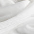Aquazolax Front Door White Sheer Curtain Privacy Translucent Linen Textured French Door Curtain Panels Rod Pocket with Tie Back for Kitchen Door, ...