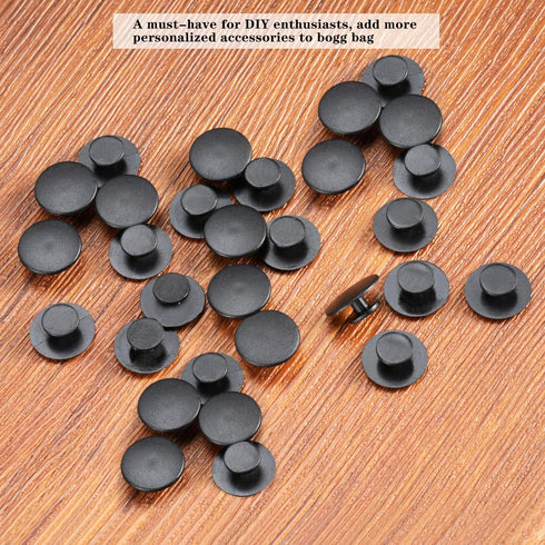 Ultimate Blank Bit Attachment Compatible with Bogg Bags Origanal/Baby/Bitty,30 Pcs Necessary DIY Charm Ornaments Button Accessories for Beach Bag...