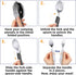 Orblue 4-in-1 Camping Utensils, 2-Pack - Portable Stainless Steel Spoon, Fork, Knife & Bottle Opener Combo Set - Travel, Backpacking Cutlery Multi...