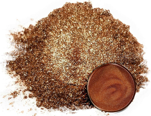 Eye Candy Pigments Premium Bronze Mica Powder - Kaiya Bronze (25gr) - for Epoxy, Resin, Soap, Paint, Woodworking, Acrylic Pouring, Bath Bombs, Fis...