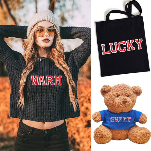 104 Pcs Iron on Letter Alphabet Fabric Patches with Ironed Adhesive Embroidered Decorate Repair A-Z Letter for Bulletin Board School T-Shirts, Jea...