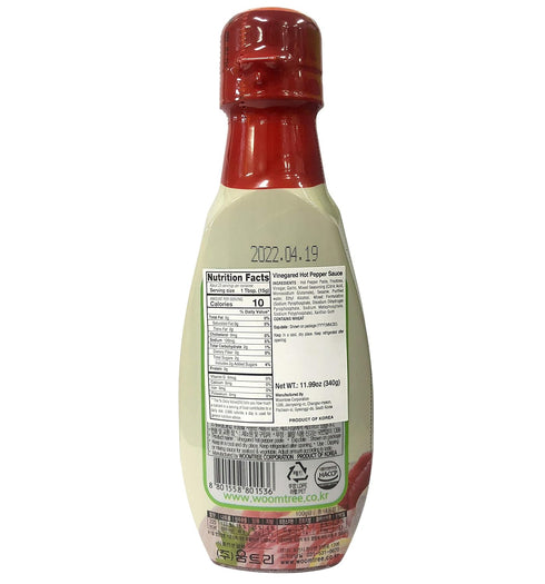 Woomtree Hot Red Chili Pepper Paste Sauce with Vinegar (Chogochujang), 12oz- Bottle | Korean Food | Asian Food |...