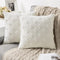 MIULEE Set of 2 Decorative Throw Pillow Covers Rhombic Jacquard Pillowcase Soft Square Cushion Case for Cute Couch Sofa Bed Bedroom Living Room, 2...