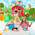 Tatuo Farm Birthday Party Decorations Backdrop Banner Farm Animals Barn Background Large Barnyard Animal Photography Backdrop for Themed Birthday ...