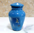 Esplanade Metal Mini Cremation Urn Keepsake Memorial Jar Pot Container |Small Urn for Funeral Ashes Burial | White Pigeon Printed Keepsake | Blue ...