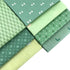 7 Pcs Fat Quarters Fabric Bundles Quilting Fabric Bundle Patchwork for Sewing Quilting and Crafting (Green)...
