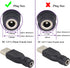 (2 Pack) USB to DC 3.5×1.35mm Power Adapter 5 Volt USB 2.0 A Male to DC 3.5×1.35 mm Female Jack DC 5V Barrel Power Plug Charger Cord Connector for...