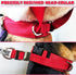 PetsProMax - Dog Headcollar for Pulling and Reactive Dogs; Behind Head Dog Leash Hook Lets You Walk Peacefully; Instantly Stops Your Dog Pulling. ...
