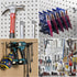 Pegboard Hooks Pegboard Accessories,4 inch,Pegboard Organizer Kit for Garage Organization,Tool Storage, 25 Pack...