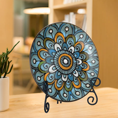 Plate Stand, 6 Inch Metal Plate Stands for Display 2 Pack, Black Iron Easel Stand Decorative Plate Holder for Picture Frame Photo Collectibles Boo...