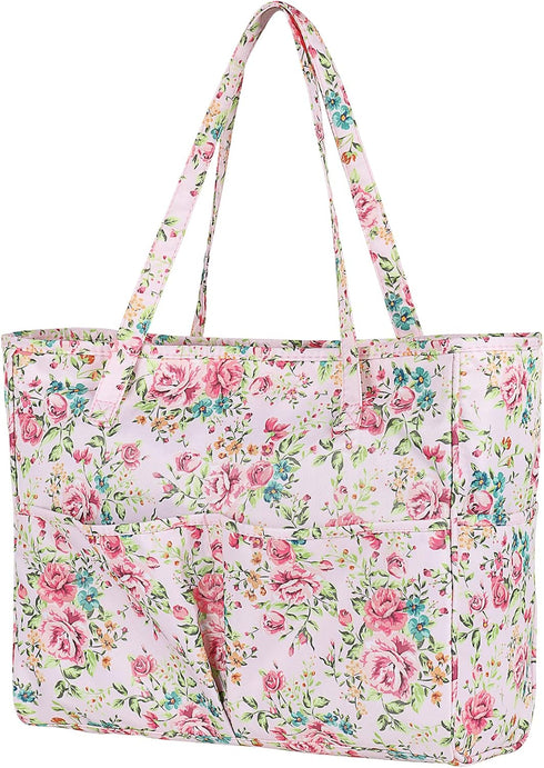 Coopay Knitting Bag Craft Bag for DIY Lover, Traveling Cross Stitch Bag Crochet Bags for Carrying Crochet Hook, Skein Yarn, Projects, Knitting Kit...