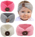 QandSweet Baby Turban Head Wrap Headbands Girl Knitting Button Hairbands...