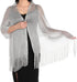 Sparkling Metallic Shawls and Wraps for Evening Dresses Shawls and Wraps for Women Wedding Party Bride Bridesmaid (Silver)...