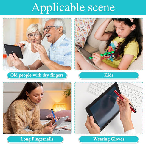 10 Pcs Touch Screen Stylus Pens, Tablet Pens for Tablets, High Precision Universal Stylus Touchscreen Stylus Mobile Phone Pen for All Universal To...