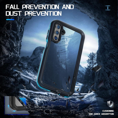 for Samsung Galaxy A15 5G Phone Case Waterproof IP68 Certified Dustproof Shockproof Built-in Screen Protector Full Body Case for Samsung Galaxy A1...