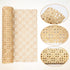 SAVITA Cane Rattan Webbing Roll, 13.7inch x 3.28ft inch Woven Open Mesh Cane Natural Rattan Webbing Rattan Webbing for Caning Projects Wide Rattan...