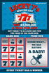 Pregnancy Announcement Scratch Off - 6 Pregnancy Scratch Offs Included - Comes with Pregnancy Stickers...