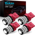 Yorkim 7440 LED Bulb Red 7443 led brake lights bulb with Projector 7441 7444 W21W T20 led bulb Replacement Lamp for brake lights tail lights turn ...