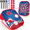 ArtCreativity 2 in 1 Bean Bag Toss Game and Sticky Ball Darts Game - Outdoor Games for Kids - Pop-Up Design for Quick Setup - Toddler Throwing Gam...